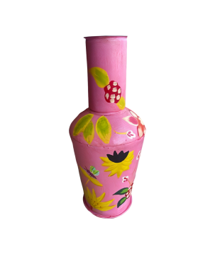 Vase pink flowers 38cm (80504)