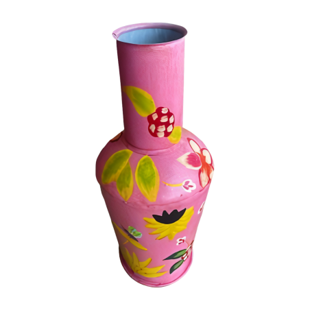Vase pink flowers 38cm (80504)