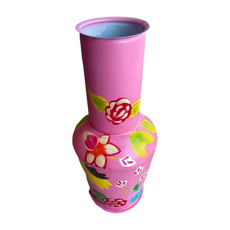 Vase pink flowers 46cm (80503)