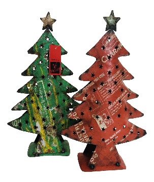 Christmas tree old iron H40cm (7757)