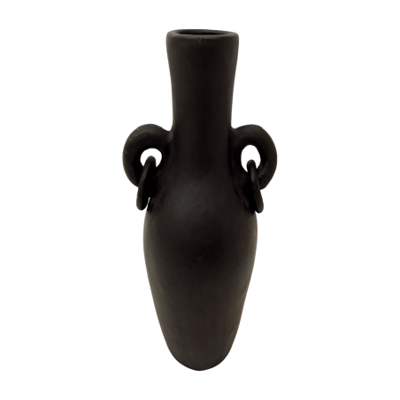 Vaas ceramic black H32cm (80117)