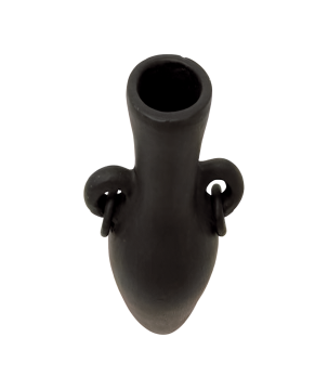 Vaas ceramic black H32cm (80117)