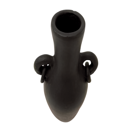 Vaas ceramic black H32cm (80117)