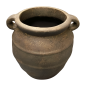 Pot black w. ears D34H40cm (80222)