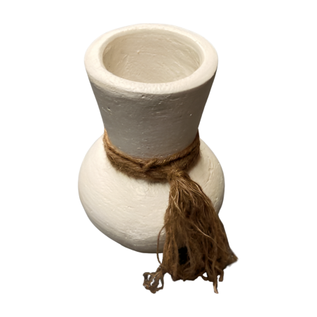 Vase white Beach M H20cm (80225)
