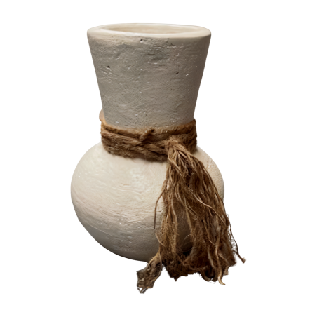 Vase white Beach M H20cm (80225)