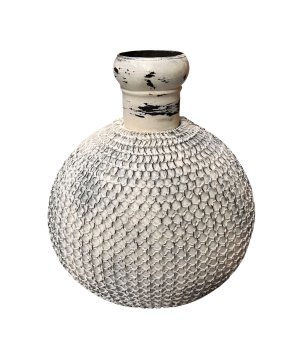 Vase mesh white  XL (80513)