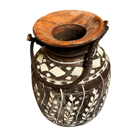 Himachal pot decor L (80382)