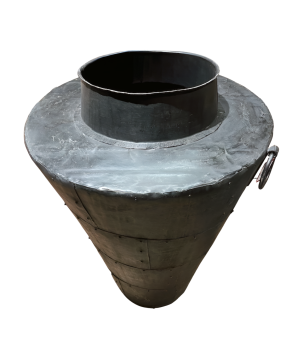 Big vase black 70xH100cm(3600)