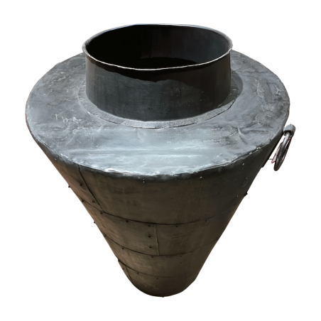 Big vase black 70xH100cm(3600)