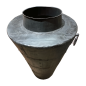 Big vase black 70xH100cm(3600)