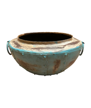 Bowlpot iron turq. D40cm (5800)