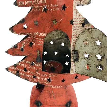 Christmas tree old iron H40cm (7757)