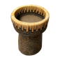Candleholder Raf L D13H20cm  (80217)