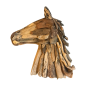 Horse head driftw. hang 50cm(80529)