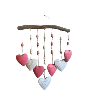 Hanging heart beads (80553)