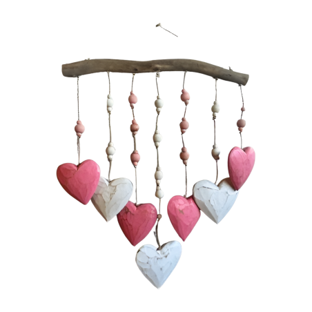 Hanging heart beads (80553)