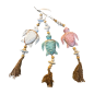Hanging turtle beads S/3 (80625)