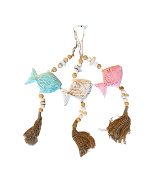 Hanging fish beads S/3 (80624)