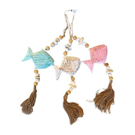 Hanging fish beads S/3 (80624)