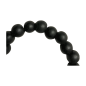 Heart beads black 40x35cm(80563)