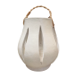 Lantern white 23xH26cm(80451)