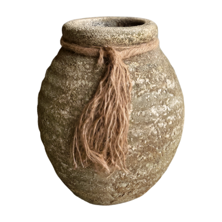 Vase mediteran rope D20H24cm(80454)