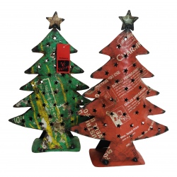 Christmas tree old iron H40cm (7757)