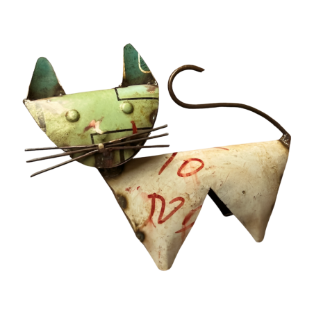 Cat old iron  23x18cm (5182)