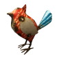 Bird old iron 17x15cm (5220)