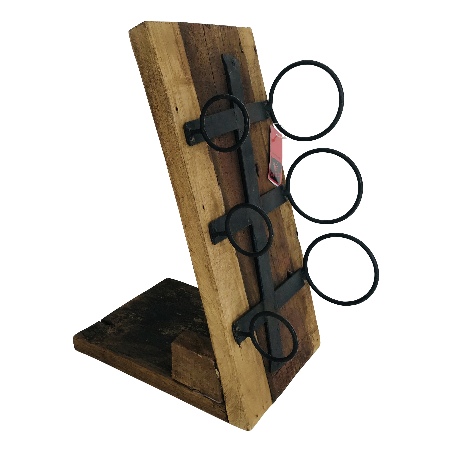 Winestand 3-bottle 26x38H43 (5452)