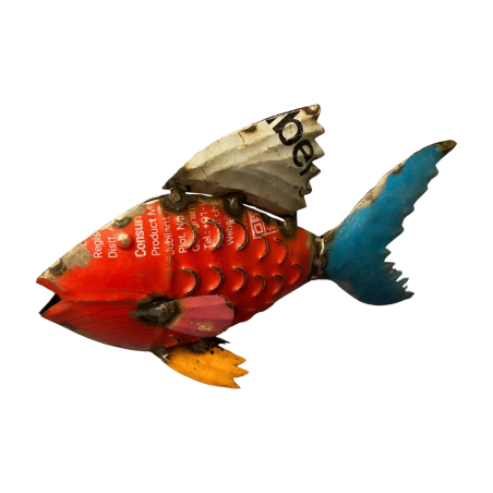 Fish old iron 29x6H17cm(3633)