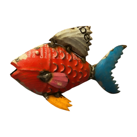 Fish old iron 29x6H17cm(3633)
