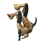 Iron Dog L 27x12H40cm (5349)