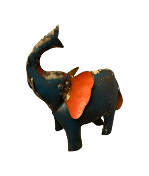 Old iron elephant 23x23cm(5181)