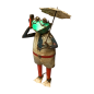 Frog w. mobile 19x12H50cm(3419)