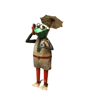 Frog w. mobile 19x12H50cm(3419)