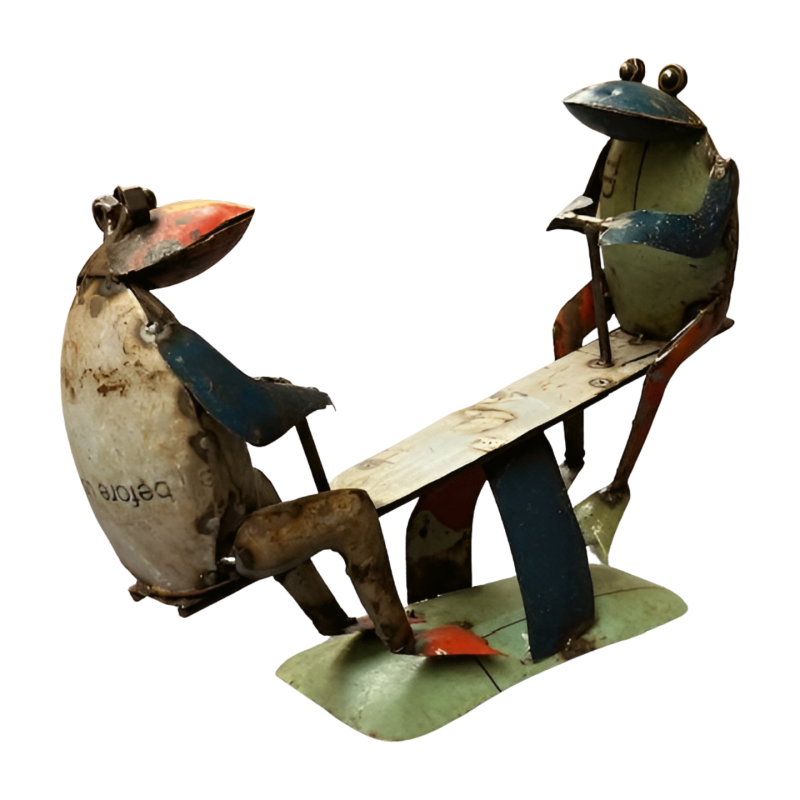 Two frogs on rocker (80145)