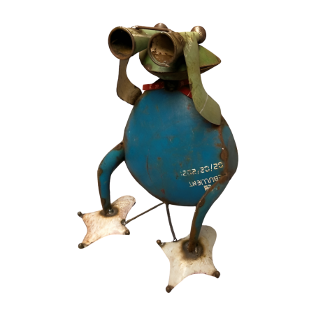 Frog sitting telescoop H28(3051)
