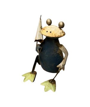 Frog sitting S umbrella