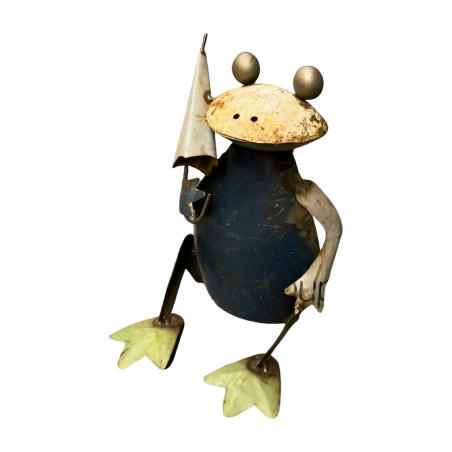 Frog sitting S umbrella