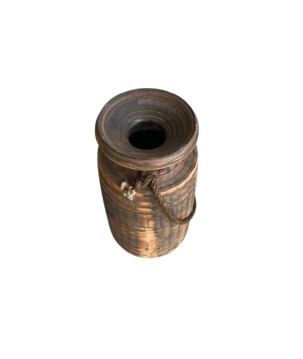 Himachal pot S with rope(7916)