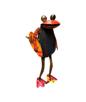 Frog go surfing 14x16H40cm(3631)
