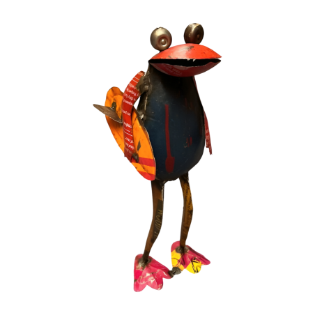Frog go surfing 14x16H40cm(3631)