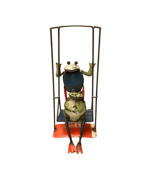 Two frogs on swing (80146)