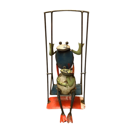 Two frogs on swing (80146)