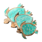 Turtle S/3 turq. (3875)
