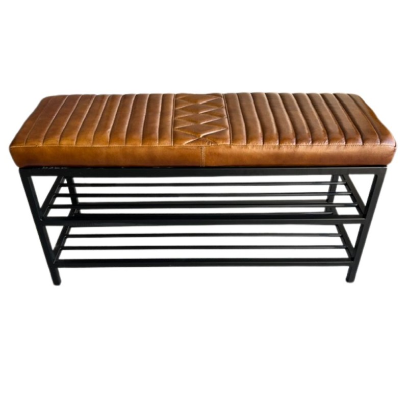Bench leather 90x31H47cm(3564)