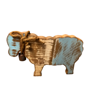 Sheep old wood w. bell (5807)
