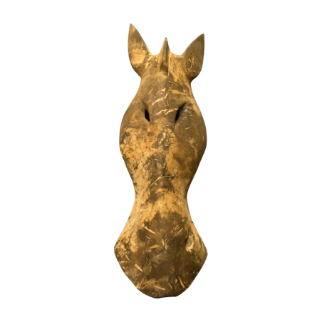 Zebra mask antique H50cm(3004)